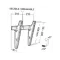 ERARD Support mural inclin 002531